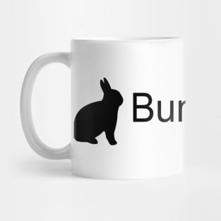 Bunny Mom Rabbit Silhouette Mug